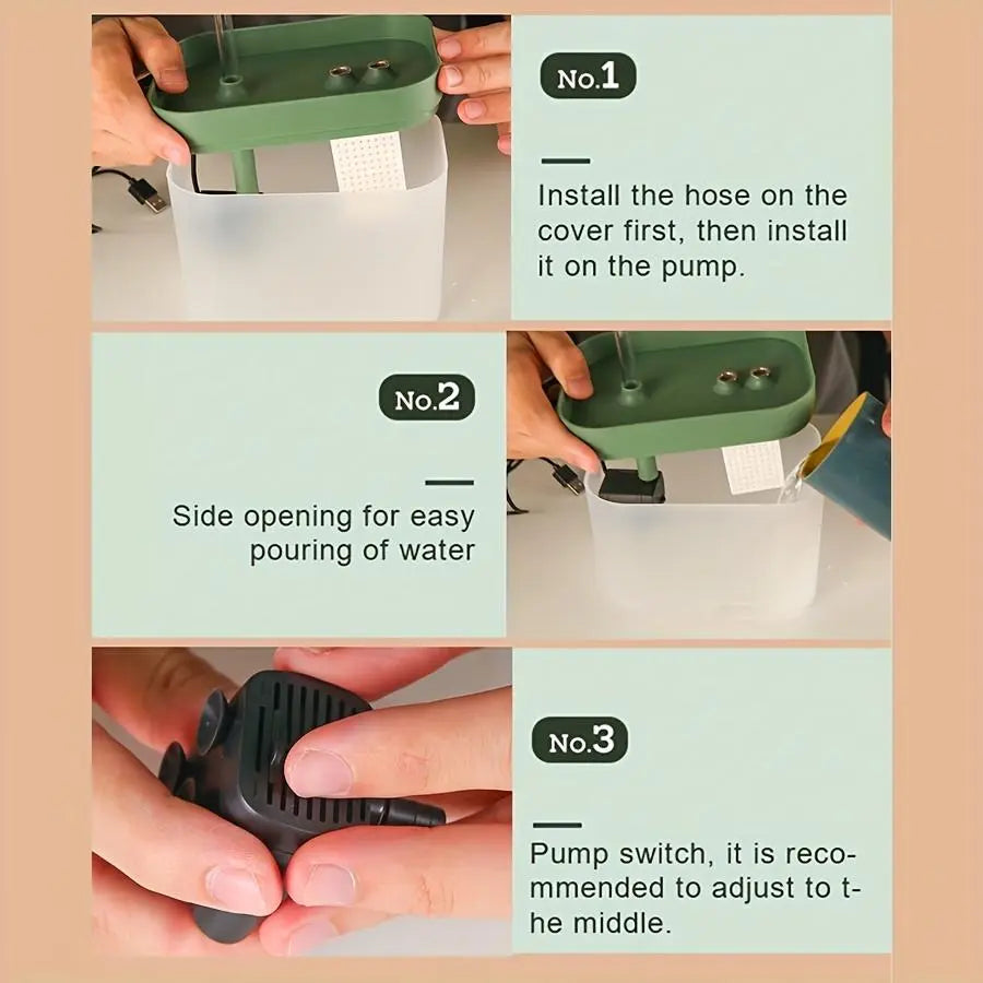 Automatic USB Pet Water Fountain
