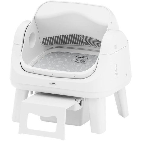 Petpivot Autoscooper 12 Lite Open-Top Automatic Cat Litter Box with 7-Sensor Safety Protection
